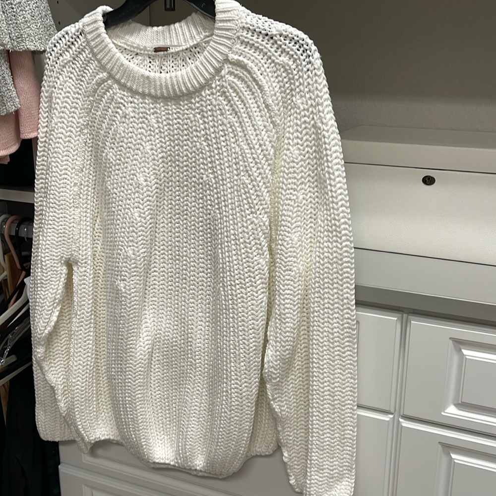 Brand new free people cotton sweater